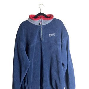 Vintage DUNBROOKE Sport Fleece 1/4 Zip LongSleeve Jacket Williams Company XXL